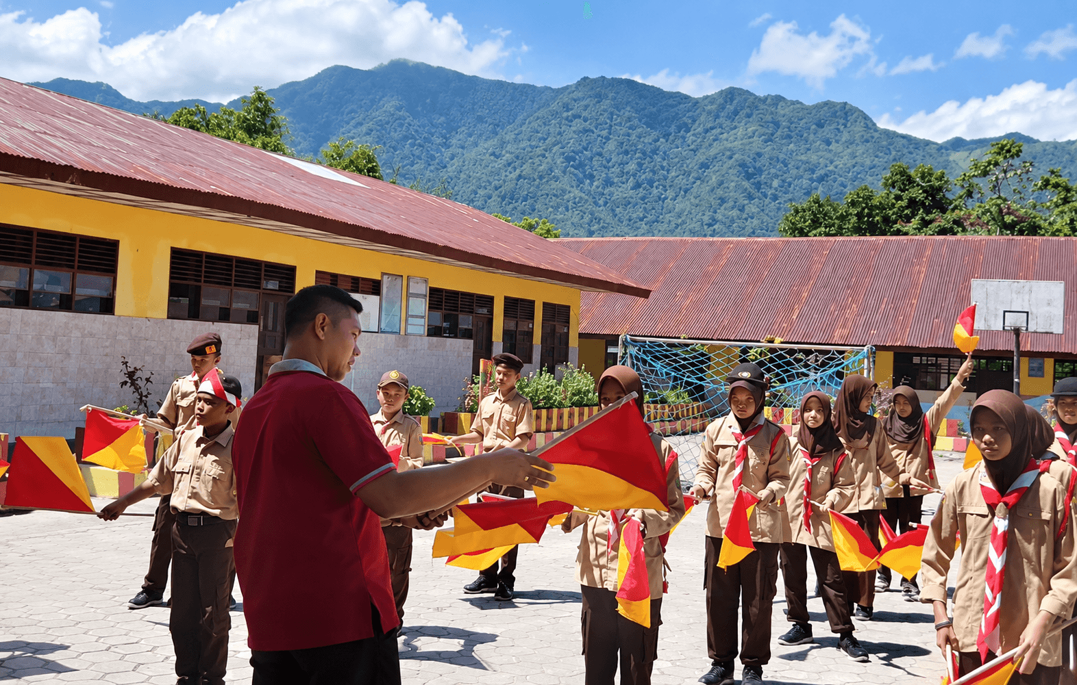 Dokumentasi kegiatan Praja Muda Karana (Pramuka)